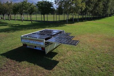 Impianto fotovoltaico su carrello