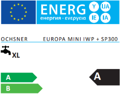 Etichetta Energetica Pompa di Calore Ochsner Europa Mini IWP