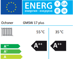 Etichetta Energetica Pompa di Calore Ochsner GMSW